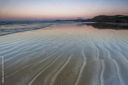 Black Rock Sands Beach at sunrise, near Porthmadog, Gwynedd, North Wales, Wales photo