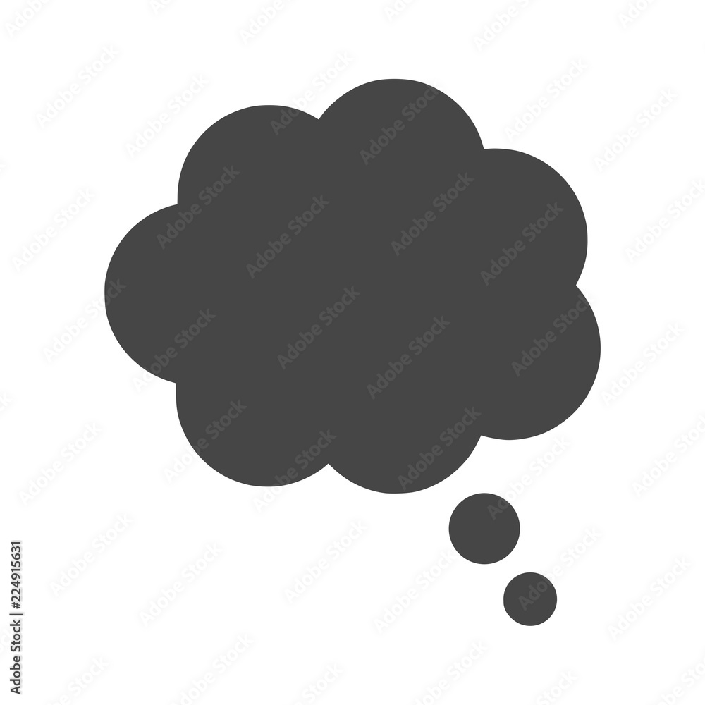 Thought cloud, Thought cloud icon Thought cloud, Thought cloud icon