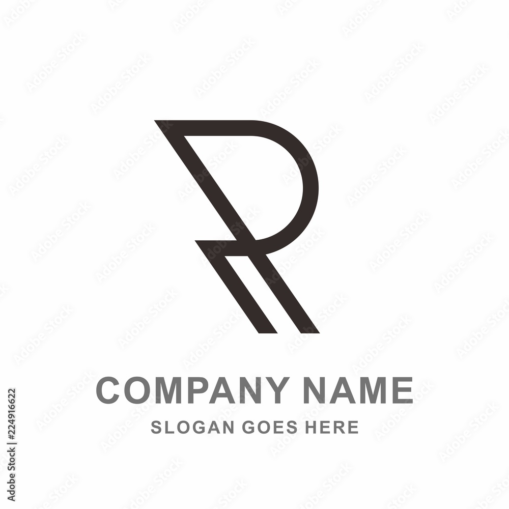Monogram Letter R Geometric Square Architecture Interior Construction Business Company Stock Vector Logo Design Template Monogram Letter R Geometric Square Architecture Interior Construction Business Company Stock Vector Logo Design Template
