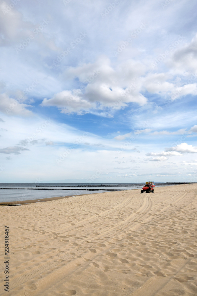Obraz premium strandverkäufer