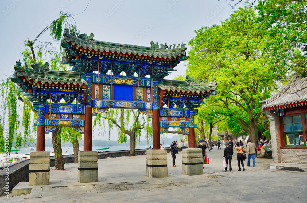 Obraz premium Chinese garden park