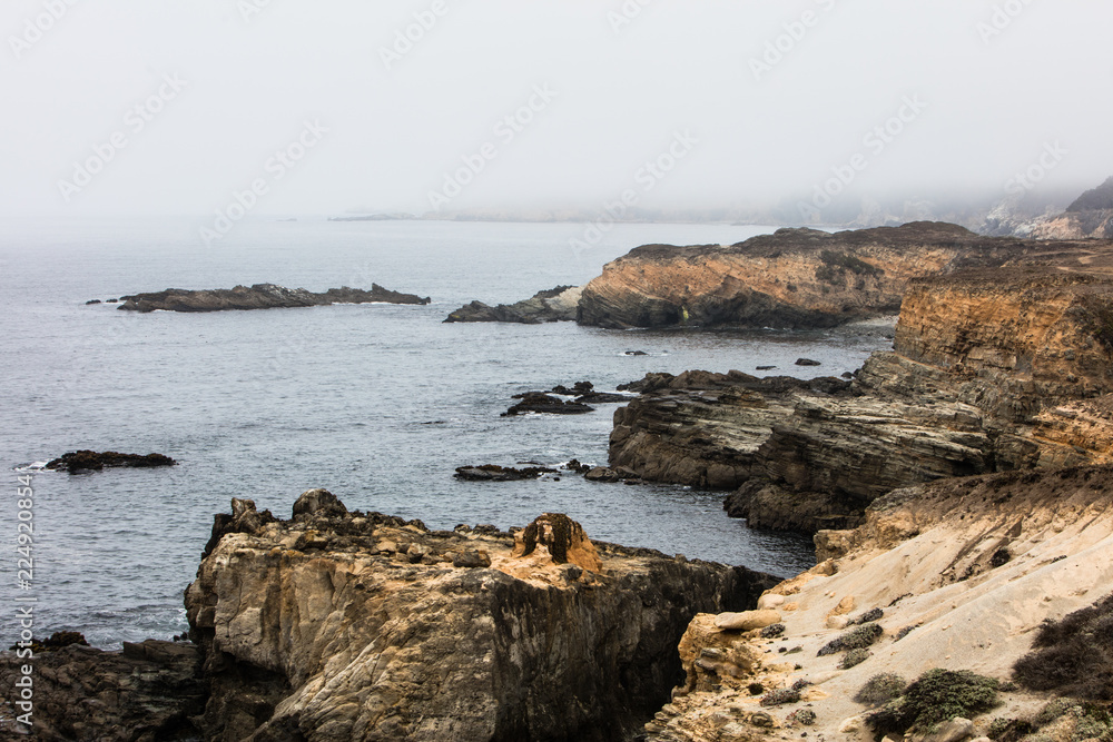 Rocky Coastline in Sonoma, Northern California Rocky Coastline in Sonoma, Northern California