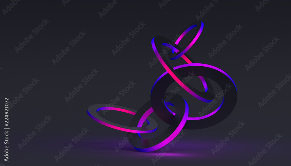 Obraz premium Abstract 3d rendering of a modern geometric background. Minimalistic design for poster, cover, branding, banner, placard.