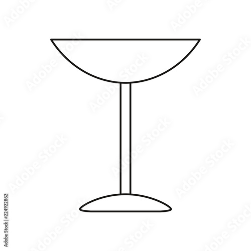 wine glass vintage utensil style