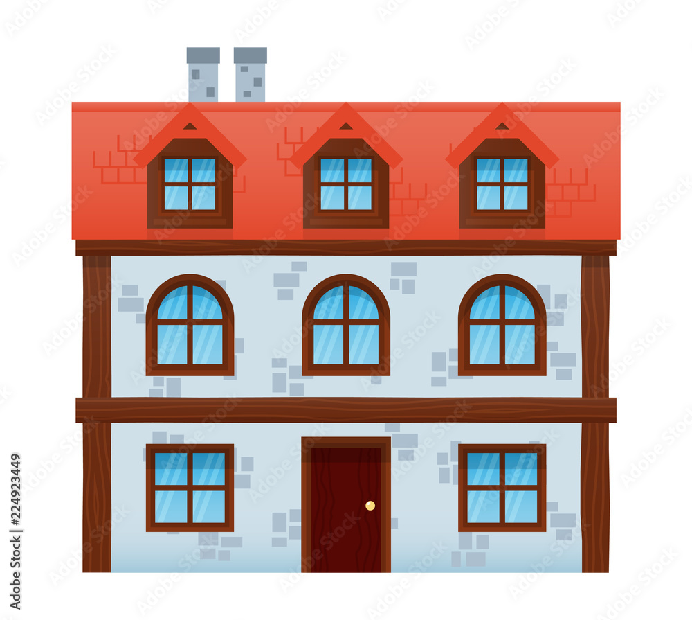 English or German traditional house
