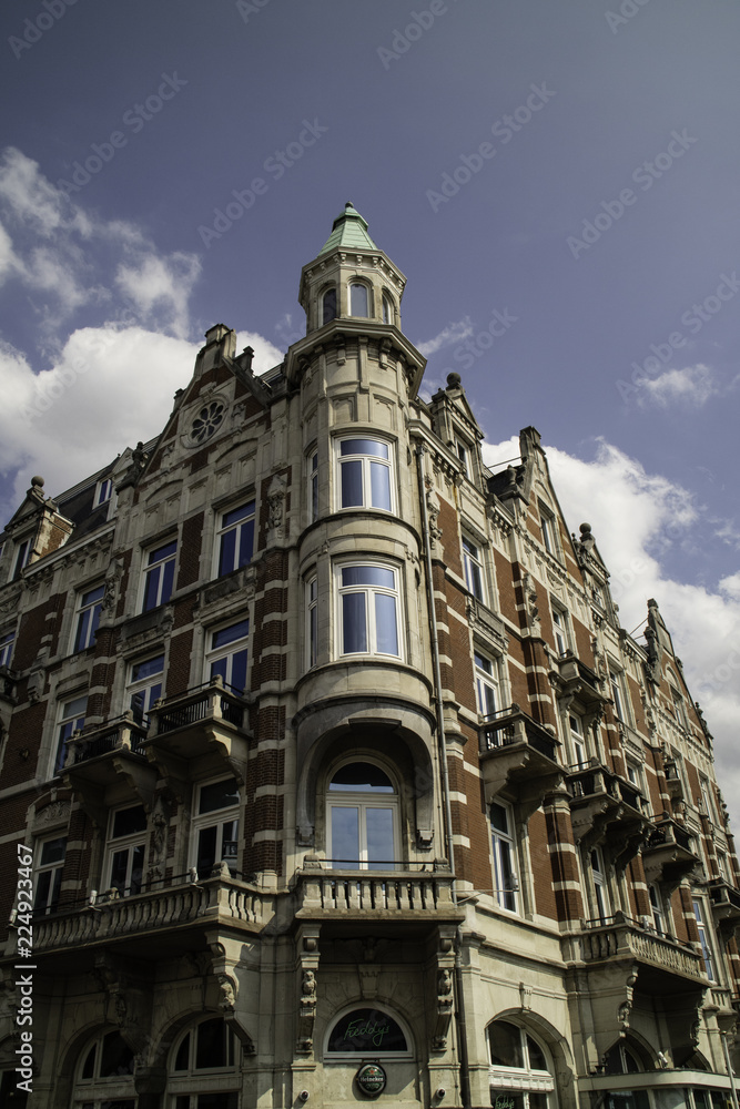 Fototapeta premium fachadas em Amsterdam
