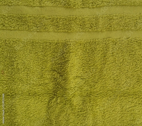 green sponge towel