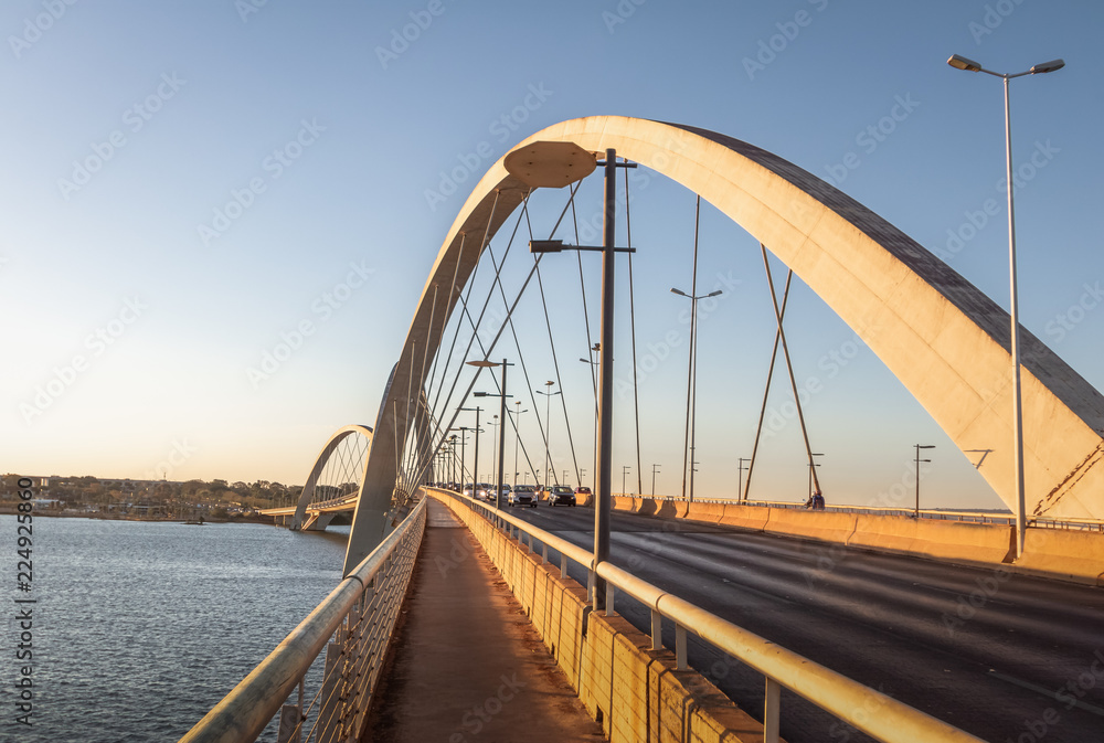 Obraz premium JK Bridge - Brasilia, Distrito Federal, Brazylia