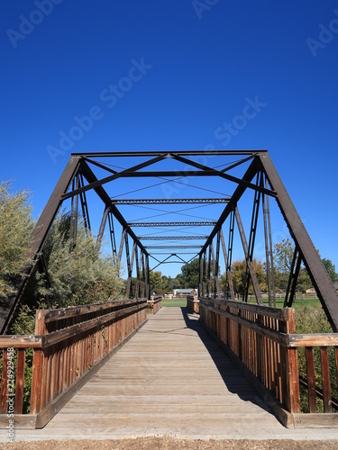 Walking bridge at Rimrock Park