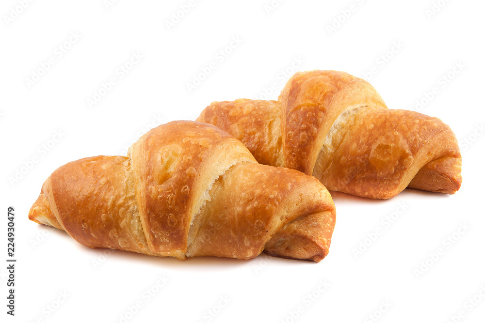 croissant isolated on white background croissant isolated on white background