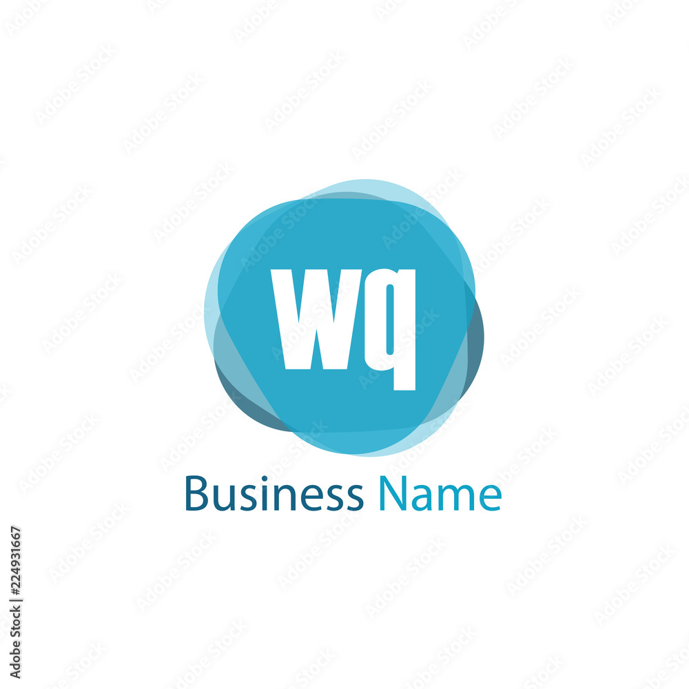 Initial Letter WQ Logo Template Design Initial Letter WQ Logo Template Design