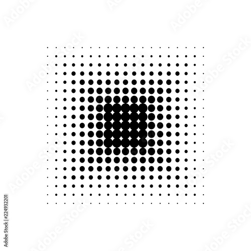Gradient halftone dots back...