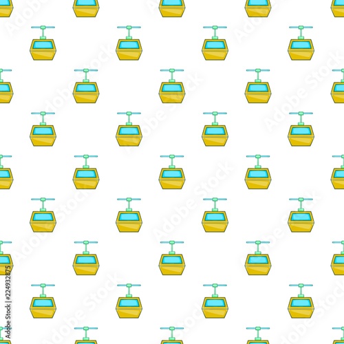 Funicular pattern. Cartoon illustration of funicular vector pattern for web