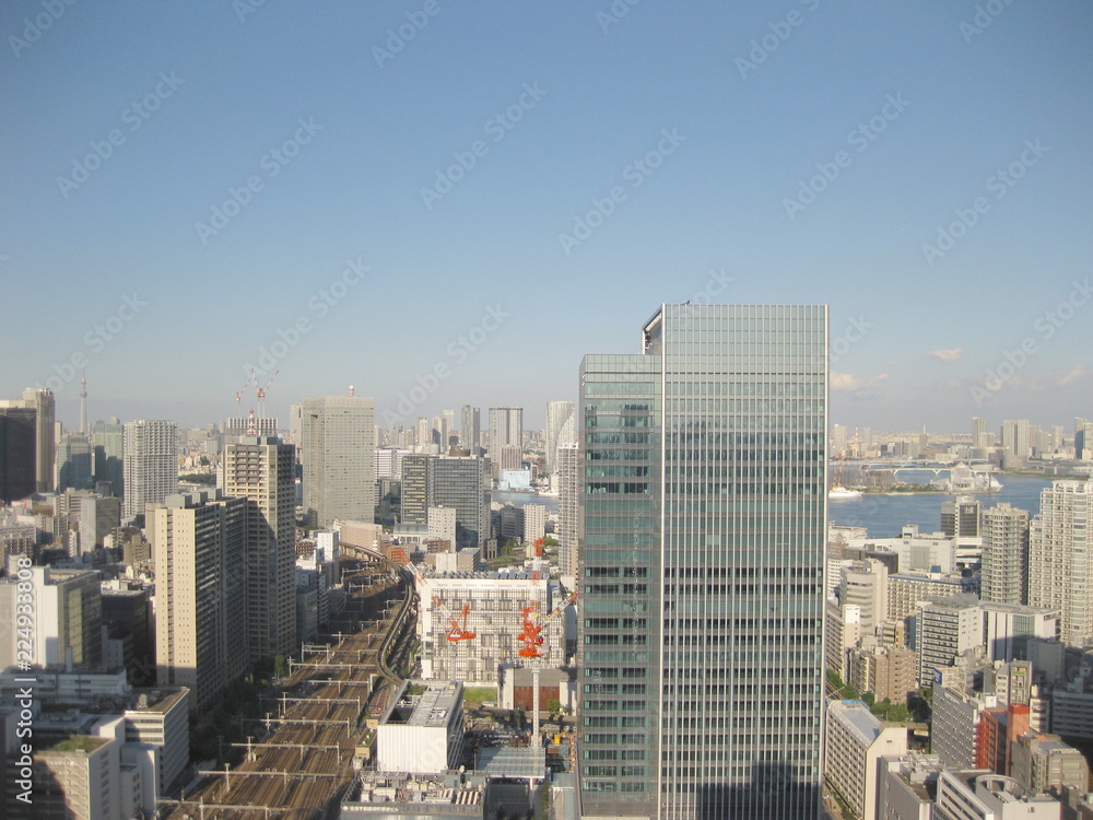 Obraz premium 田町駅周辺の景色