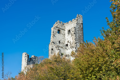 Burgruine Drachenfels im Siebengebirge; Deutschland photo