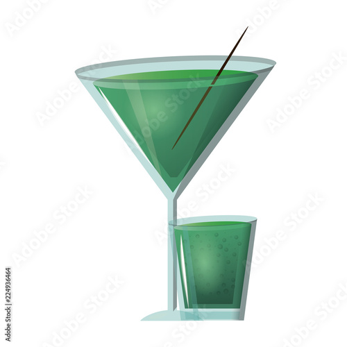 Cocktail and shot
