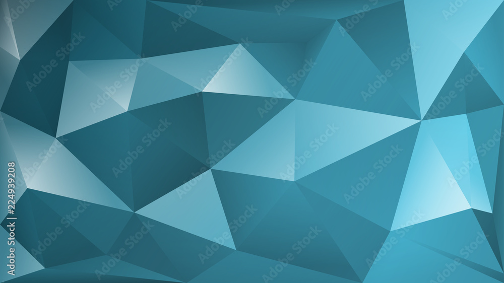 Abstract polygonal background of many triangles in light blue colors Abstract polygonal background of many triangles in light blue colors