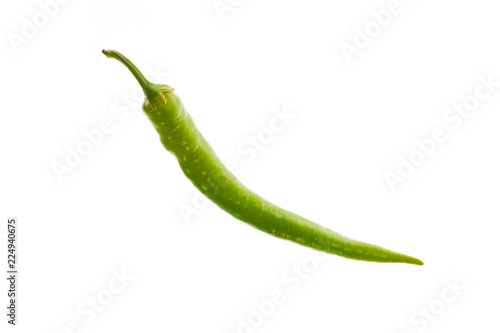 Green Pepper isolated on white background