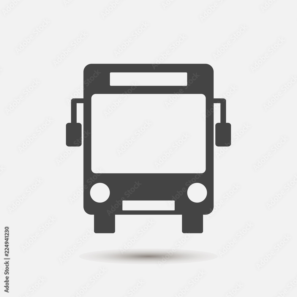 Vector illustration bus to transport people. Layers grouped for easy editing illustration. For your design. Vector illustration bus to transport people. Layers grouped for easy editing illustration. For your design.