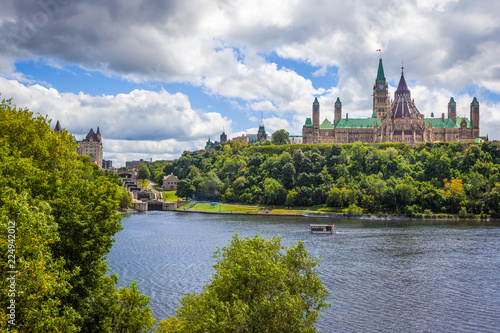 Parliament Hill and the Rideau Canal