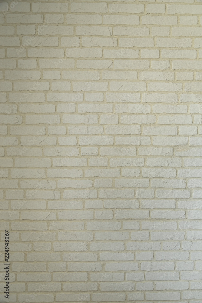 Fototapeta premium rustical white brick wall