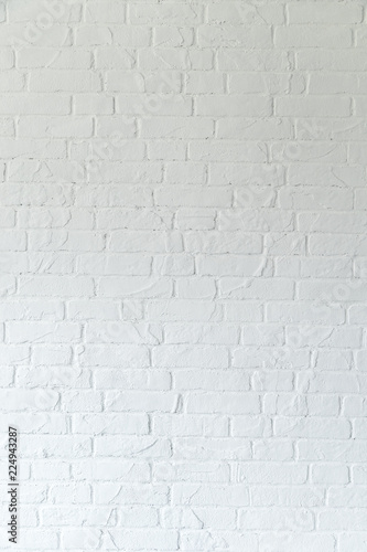 rustical white brick wall photo