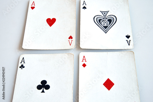  carte da poker, giocare con le carte photo