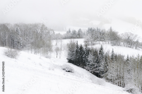 Snowy hills and valleys © YesPhotographers
