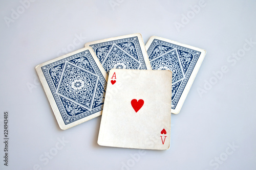  carte da poker, giocare con le carte photo