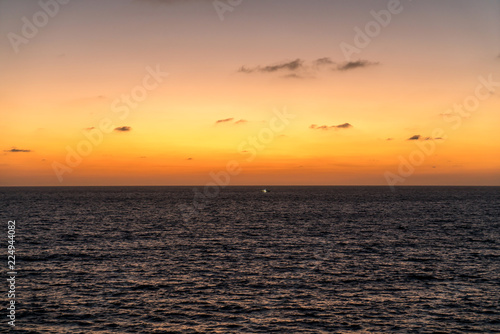 San Diego Point Loma Cliffs at sunset