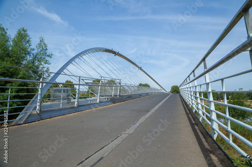 Millennium Bridge in York, England  © pit24