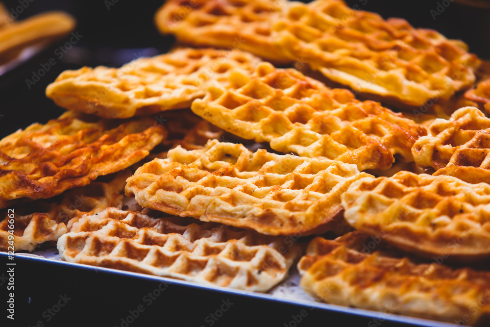 Stroopwafel, stroop wafel, also known as syrup waffle, is one of the ...