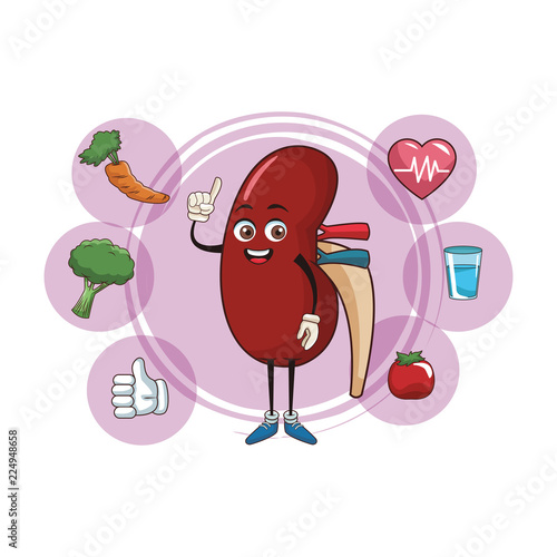 Kidney funny cartoon