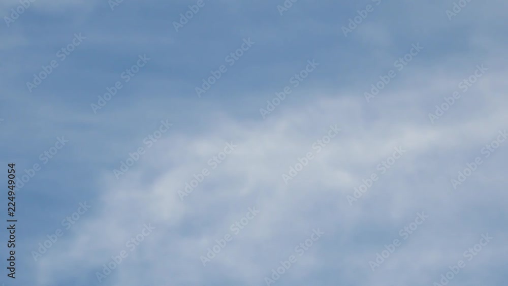 Video of thin clouds moving slowly from top to bottom with blue sky in the background. Video of thin clouds moving slowly from top to bottom with blue sky in the background.