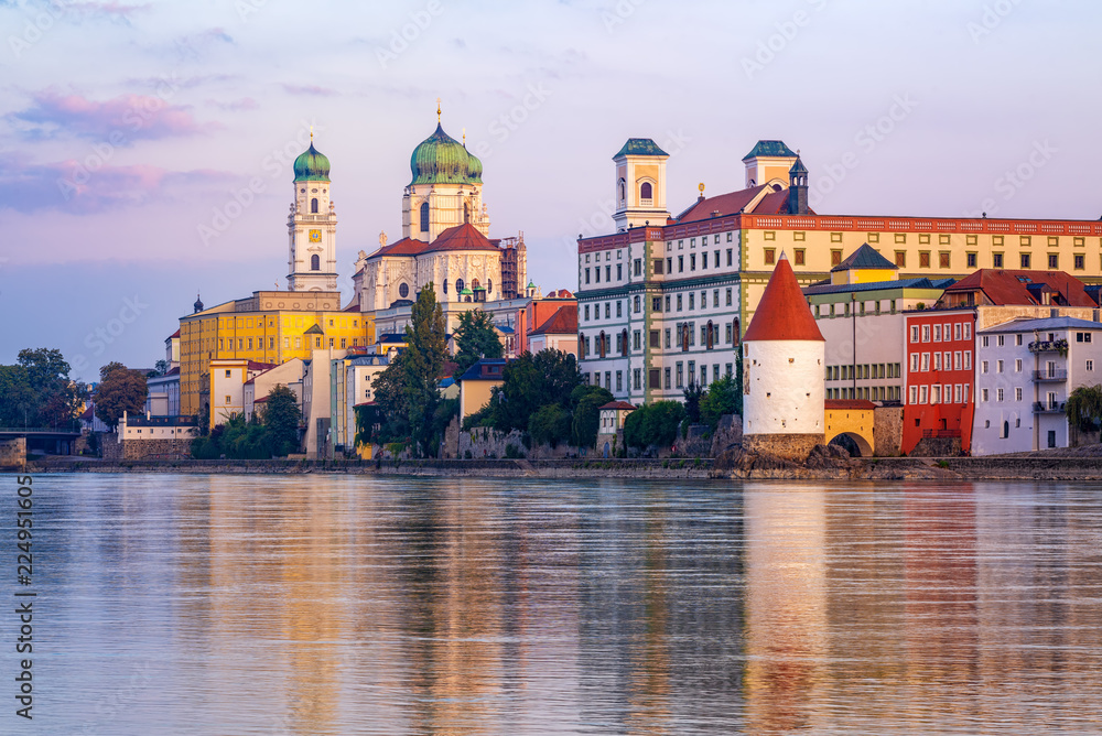 Passau, historical baroque town, Germany