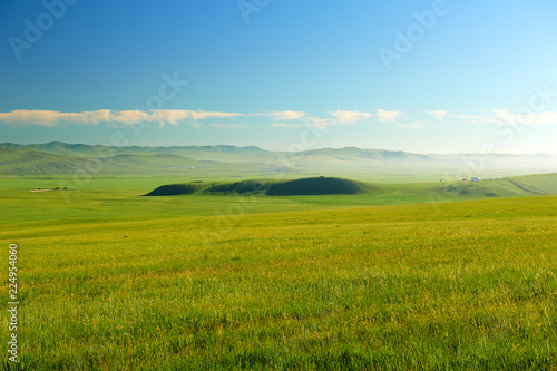 The Muzigler river valley of Hulunbuir grassland of China.