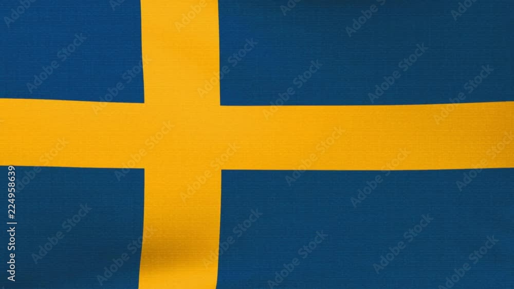 flag of sweden waving animation flag of sweden waving animation