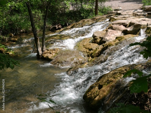Cascades of water Chickasaw National Recreation Area in Sulphur, Oklahoma