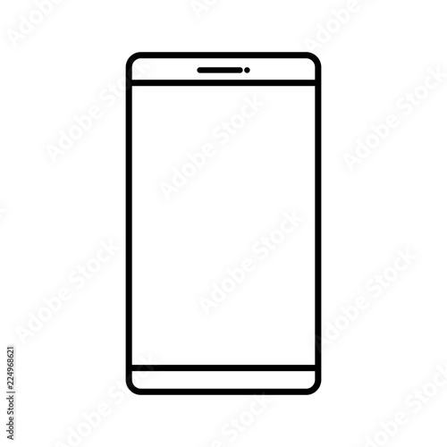 smartphone device isolated icon