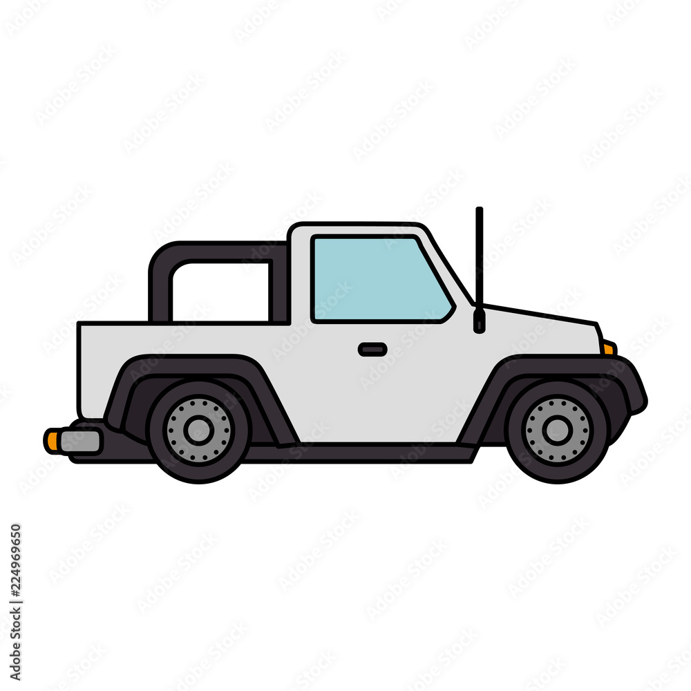 jeep 4x4 isolated icon