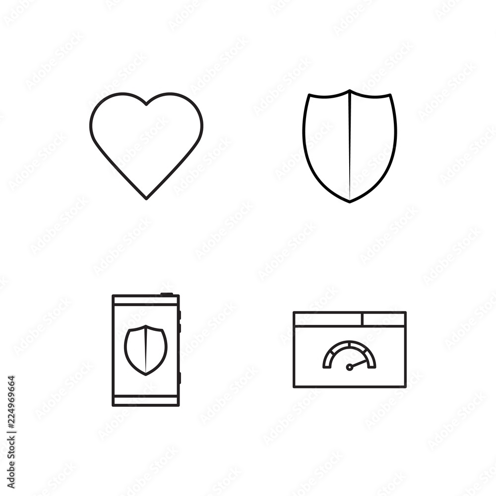 business simple outlined icons set business simple outlined icons set