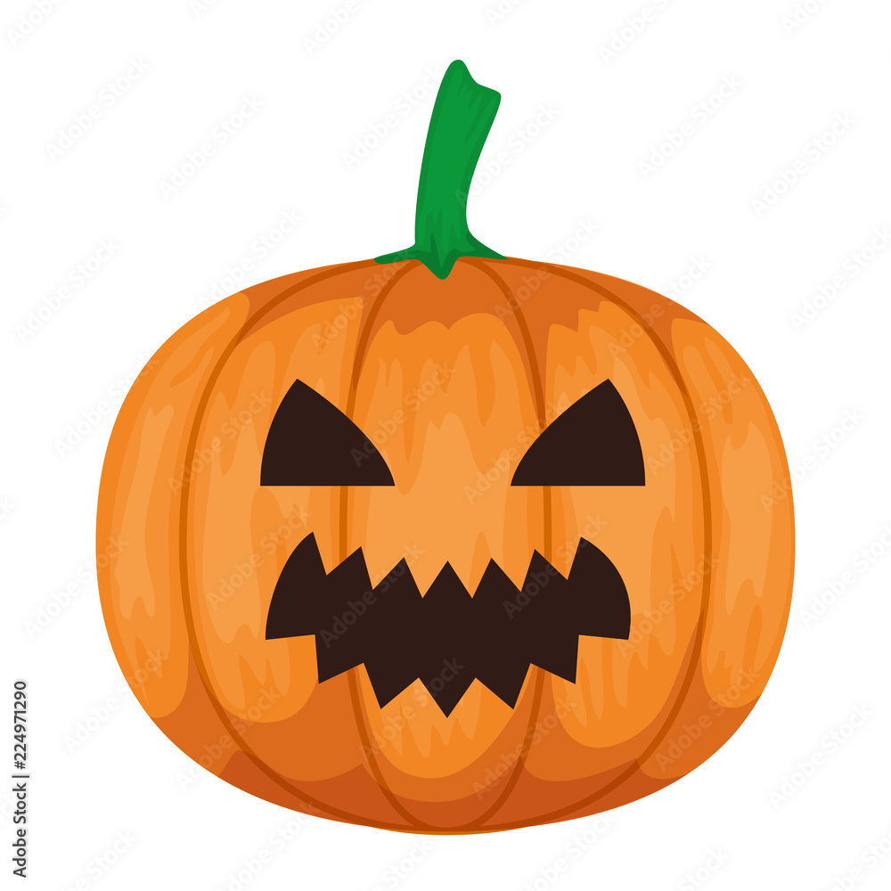 Fototapeta premium happy halloween pumpkin character