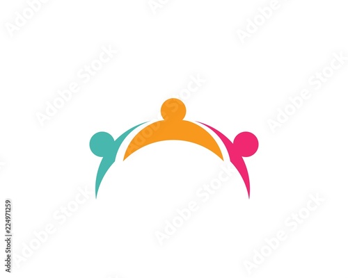 community care Logo template