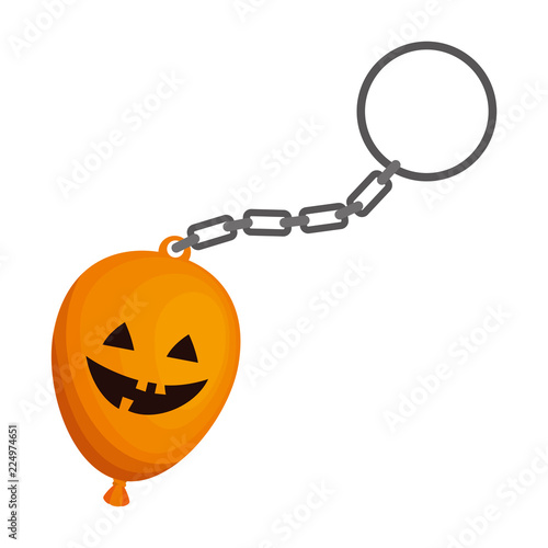 halloween key chain with balloon helium