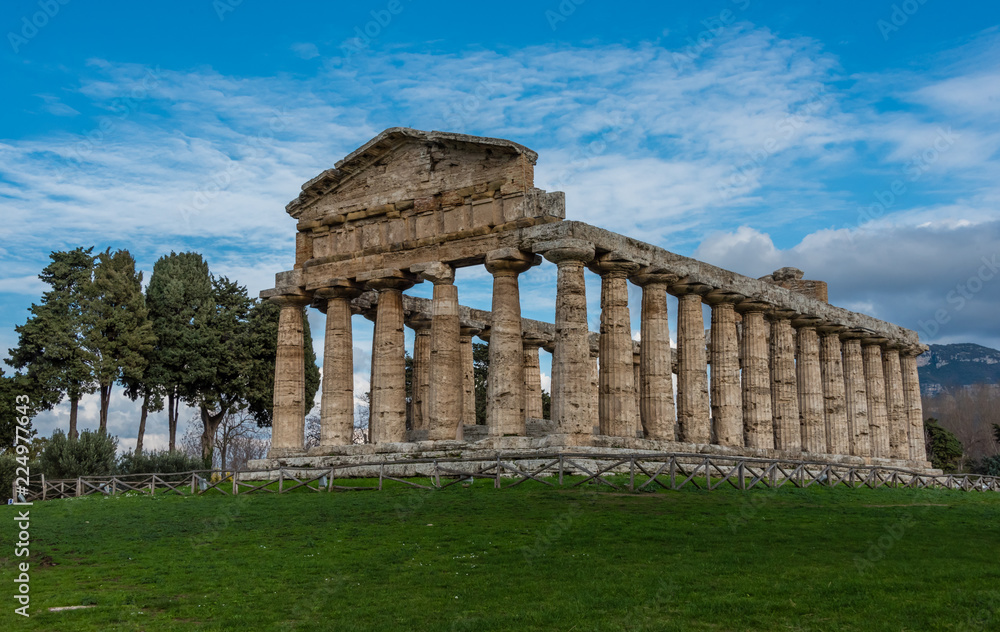 Paestum Greco Roman Ruins Italy