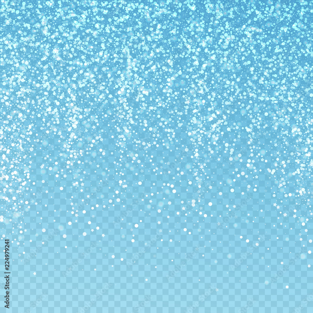 Magic stars Christmas background. Subtle flying sn Magic stars Christmas background. Subtle flying sn