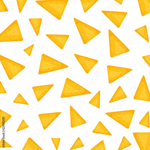 delicious mexican nachos pattern