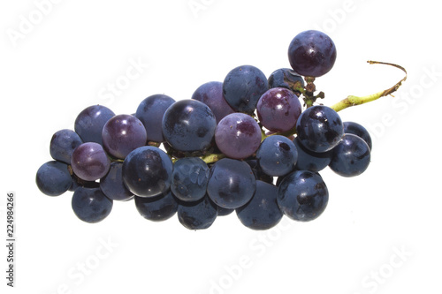 grapes isolated on white background