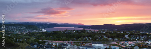 Corner Brook at sunset