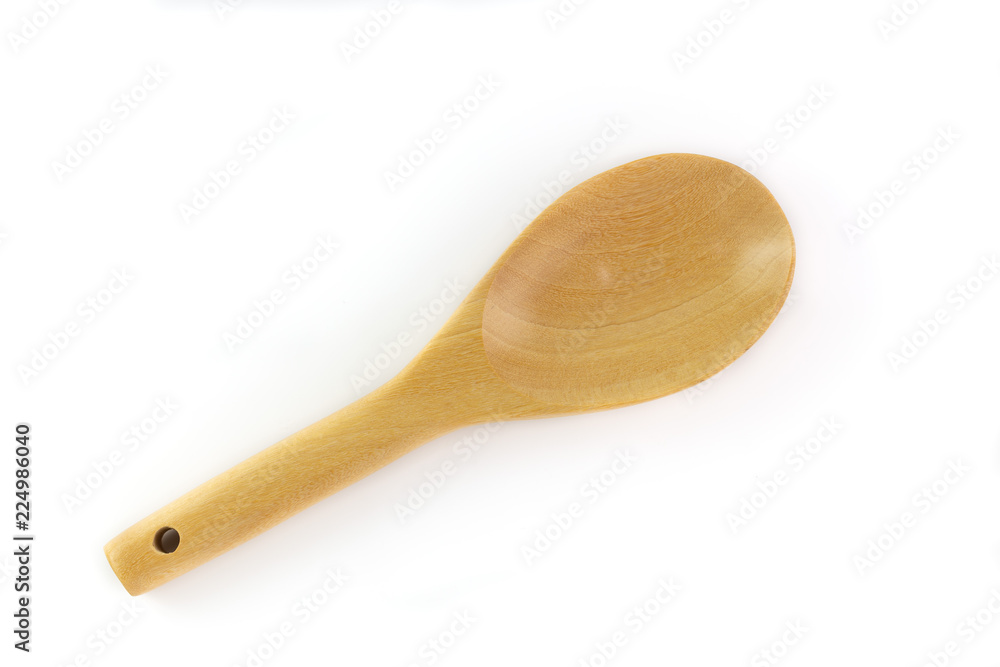 Wooden spoon isolated on a white background. Wooden spoon isolated on a white background.